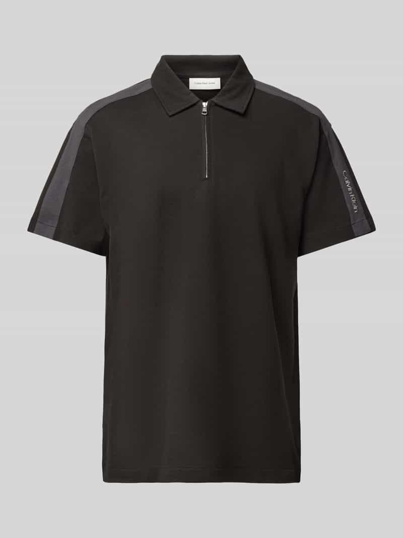 Calvin Klein Jeans Poloshirt met labeldetail
