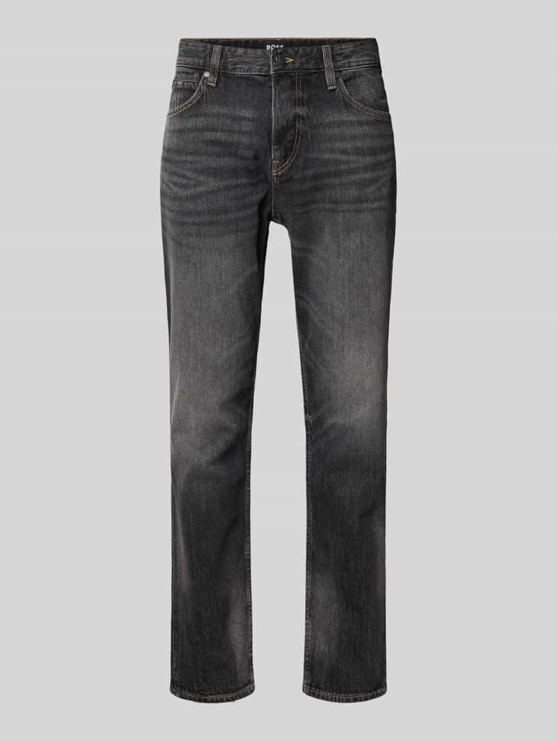 Boss Regular fit jeans van katoenmix model 'RE.MAINE'
