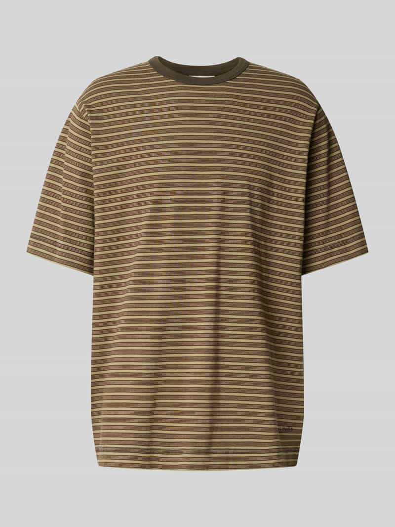 Forét relaxed fit t-shirt met labelstitching
