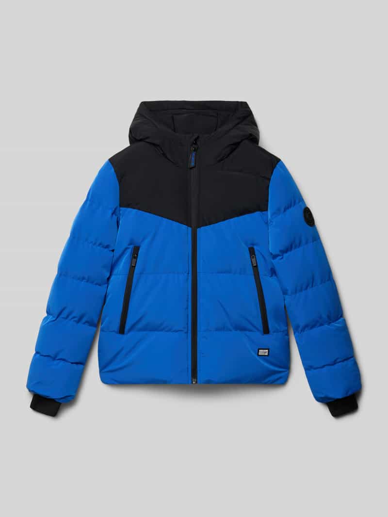 CARS JEANS Gewatteerd jack met labelpatch model 'BUSHWICK'