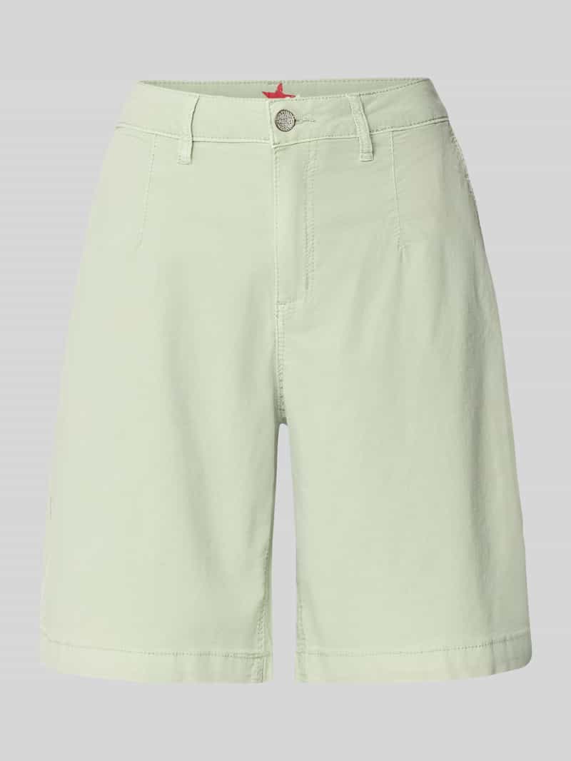 Buena Vista Wide leg korte chino's met steekzakken
