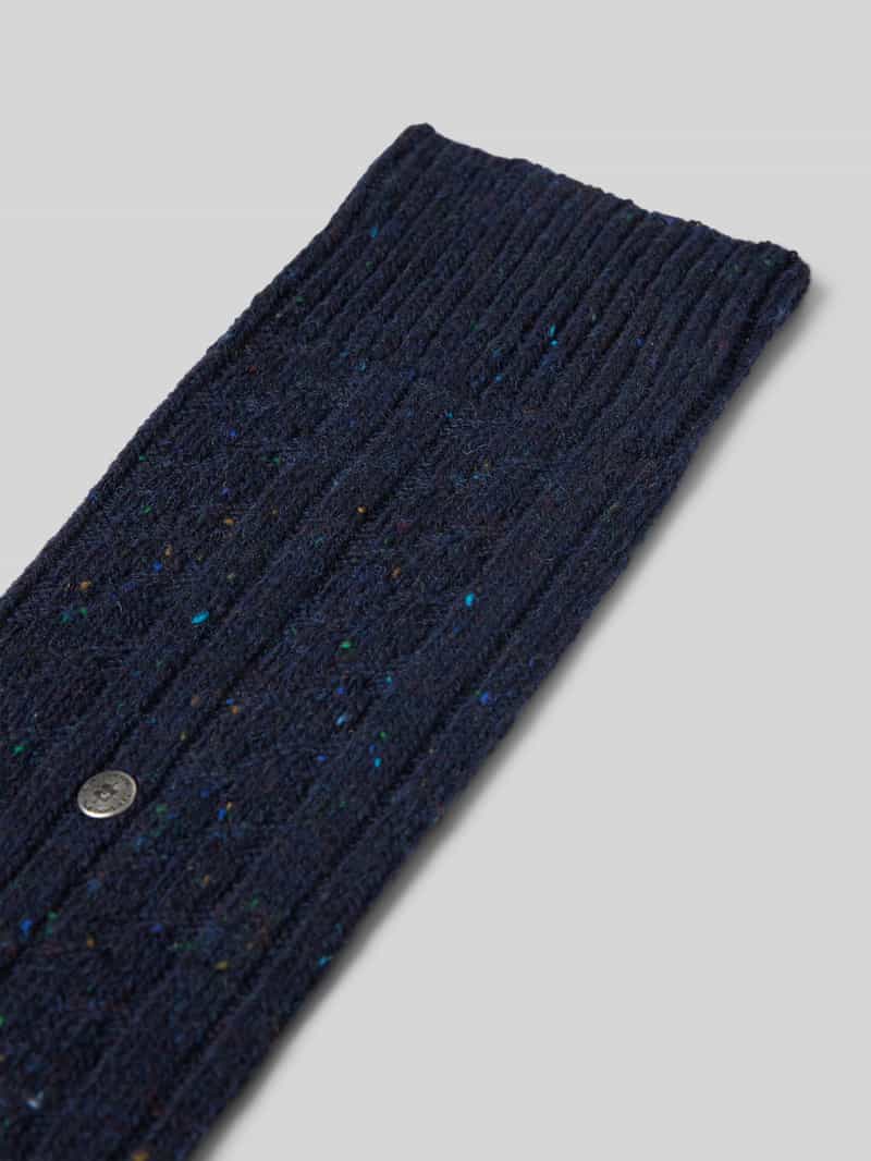 Burlington Sjaal van wolmix met labeldetail model 'Tweed'