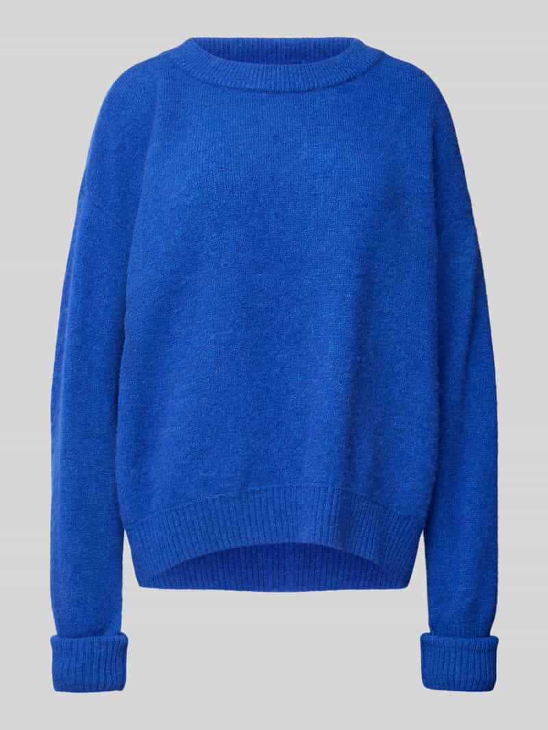 American vintage Oversized gebreide pullover met alpaca