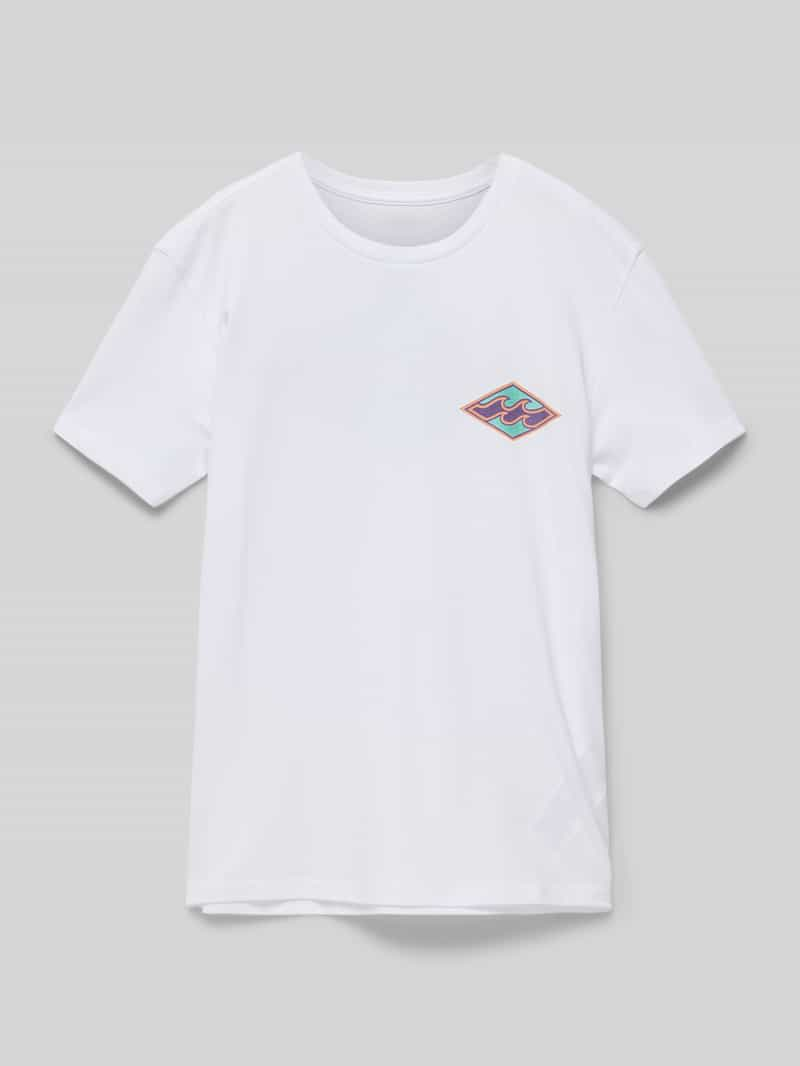 Billabong T-shirt met ronde hals, model 'CRAYON WAVE'