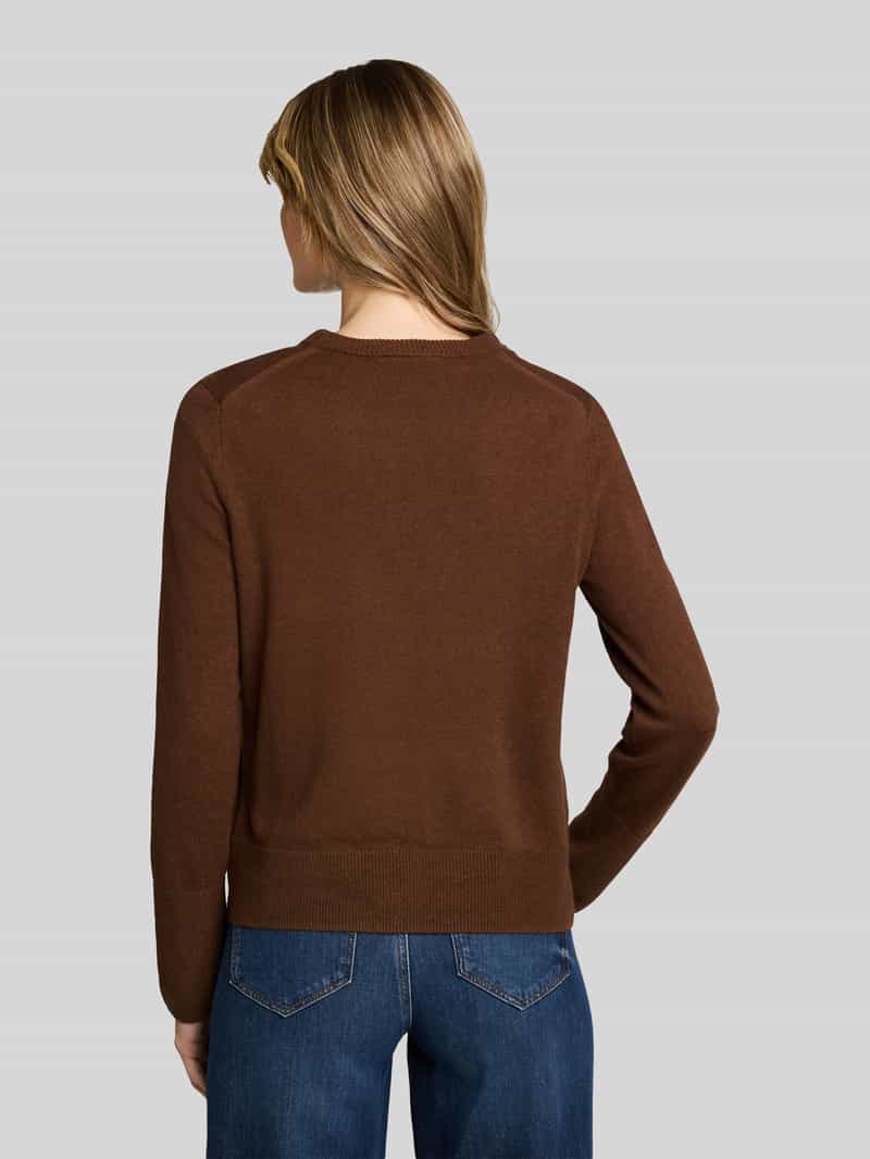 Tom Tailor Pullover van kasjmier met ribboorden