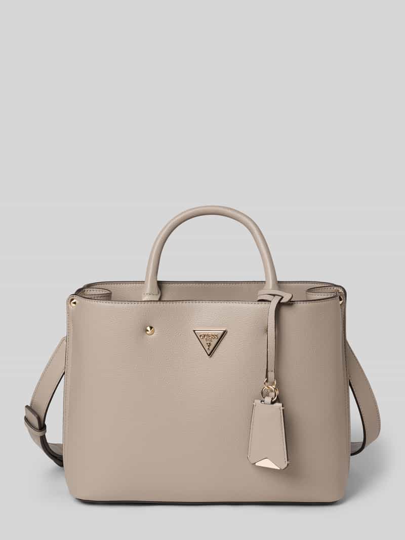 Guess Handtas met labelapplicatie, model 'ECO MERIDIAN II'