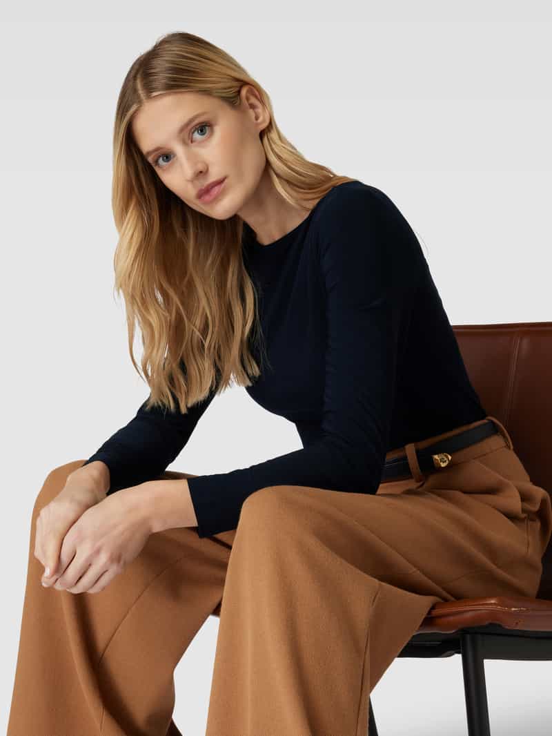 Zero Shirt met lange mouwen en draperingen