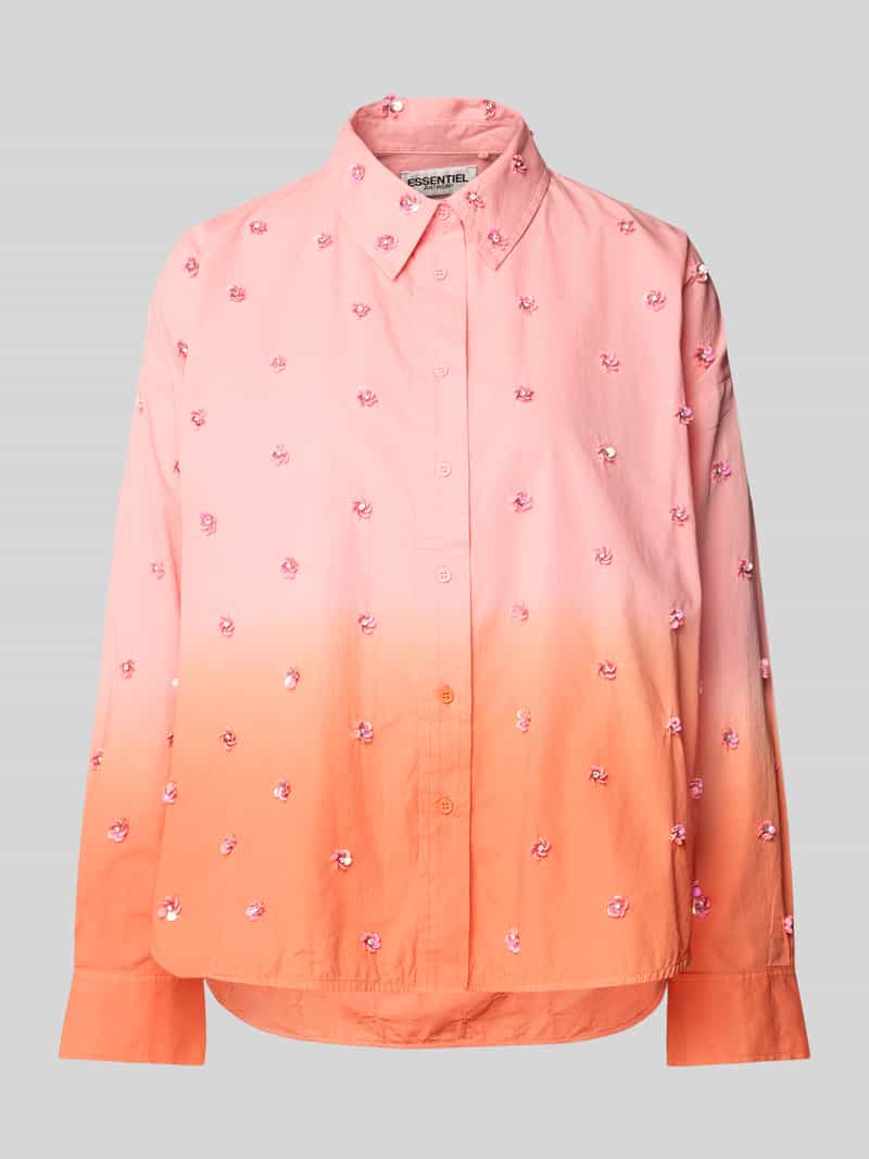 Essentiel Antwerp Regular fit blouse met pailletten model 'Harkansas'