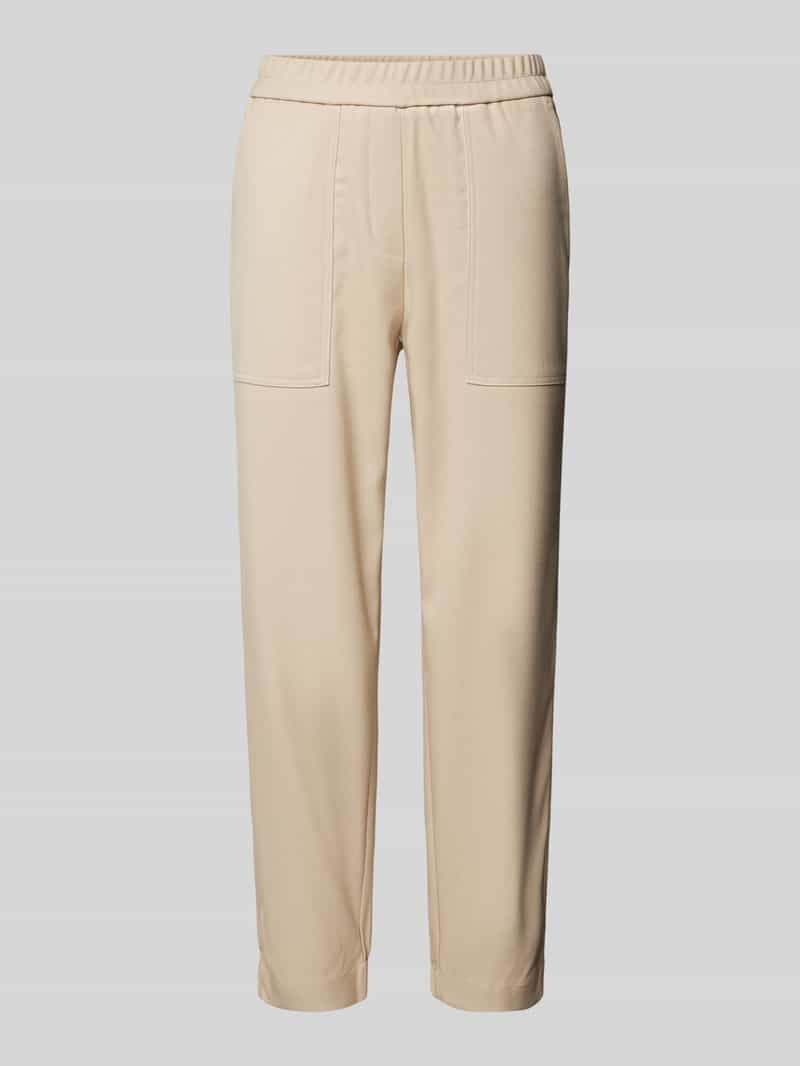 Opus Regular fit stoffen broek met opgestikte zakken model 'Myha'