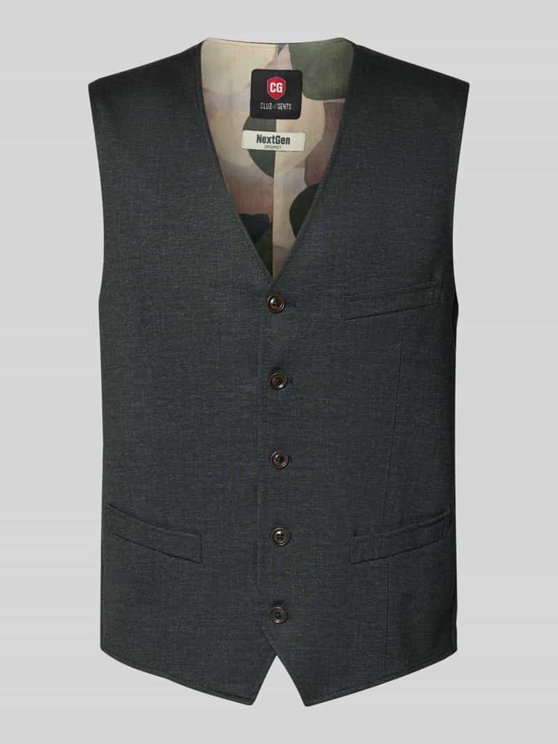 CG Club of Gents Gilet met V-hals model 'Mosley'