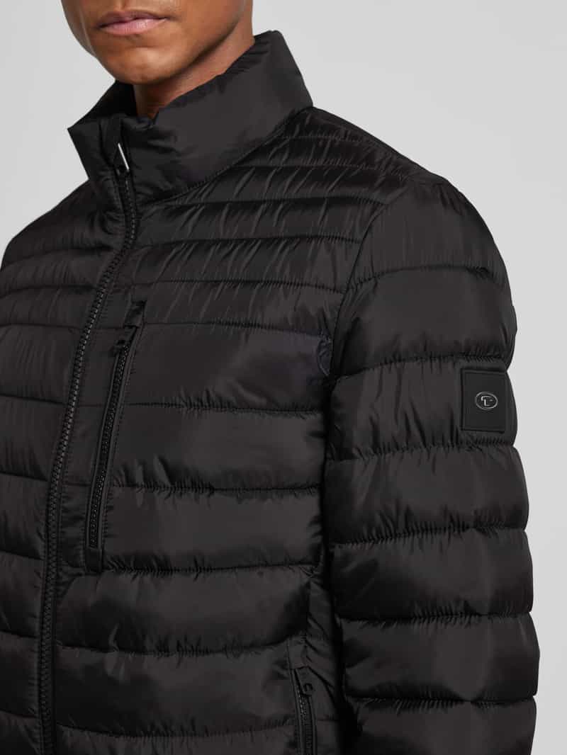 Tom Tailor Regular fit gewatteerd jack met waterafstotende functie