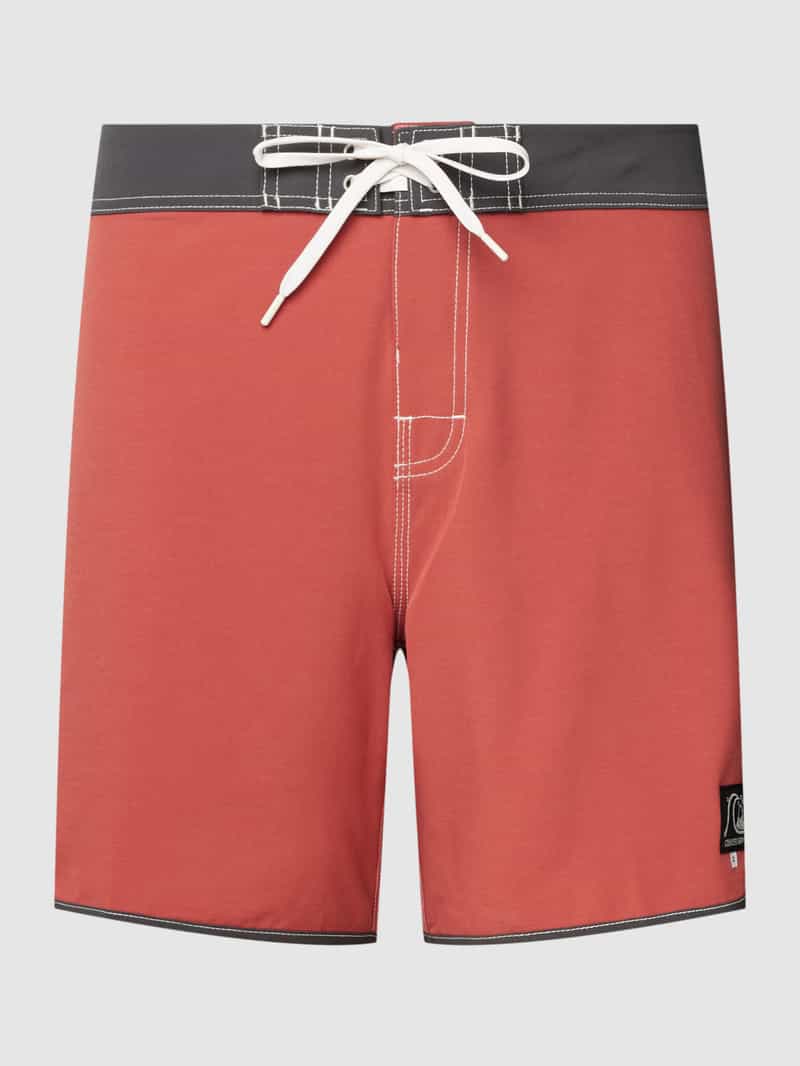 Zwembroek met labelpatch, model 'ORIGINAL SCALLOP'
