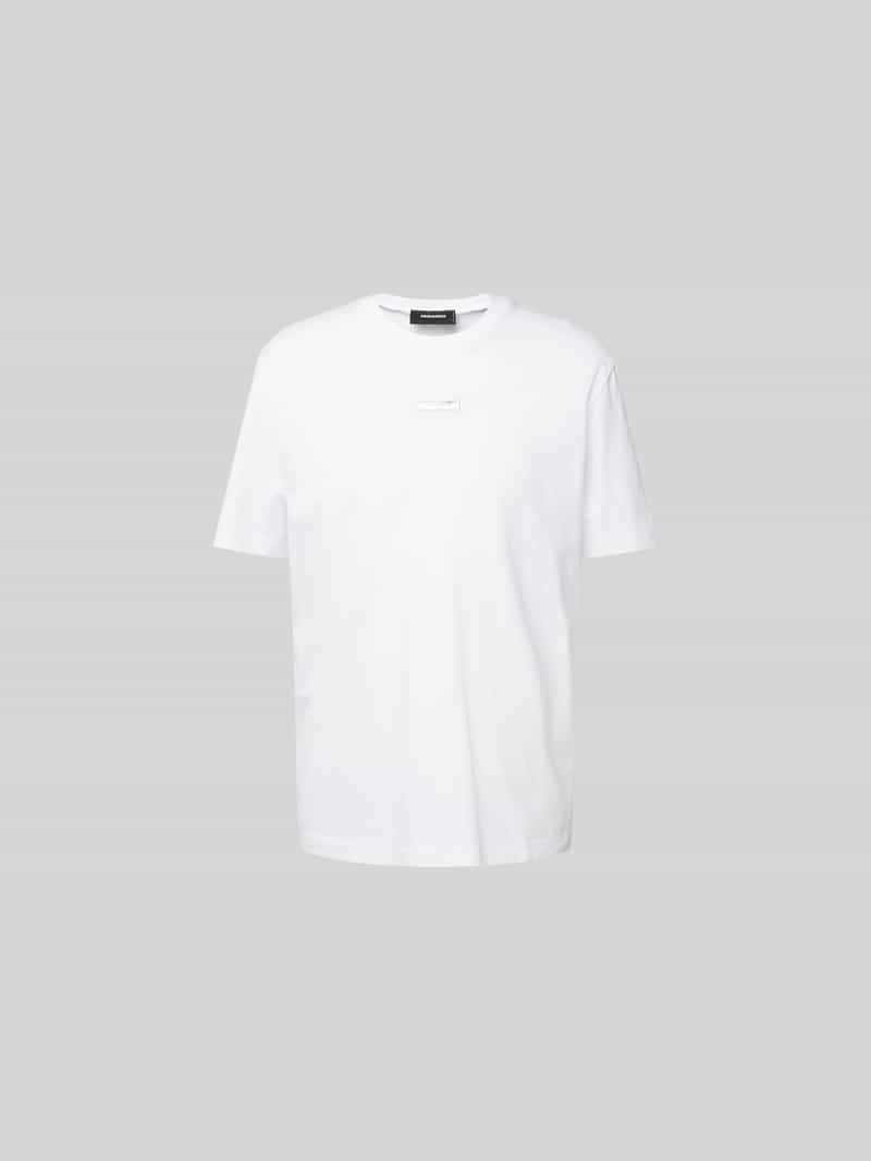 Regular fit t-shirt van puur katoen