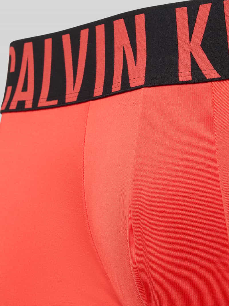 Calvin Klein Underwear Slim fit boxershort met logodetail in een set van 3 stuks