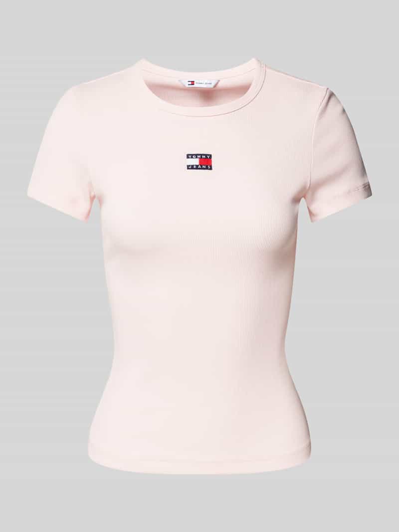 Tommy Jeans T-shirt met labelstitching