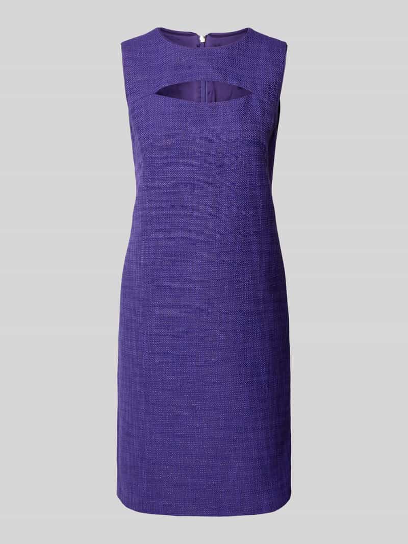 Marc Cain Knielange jurk met cut-out