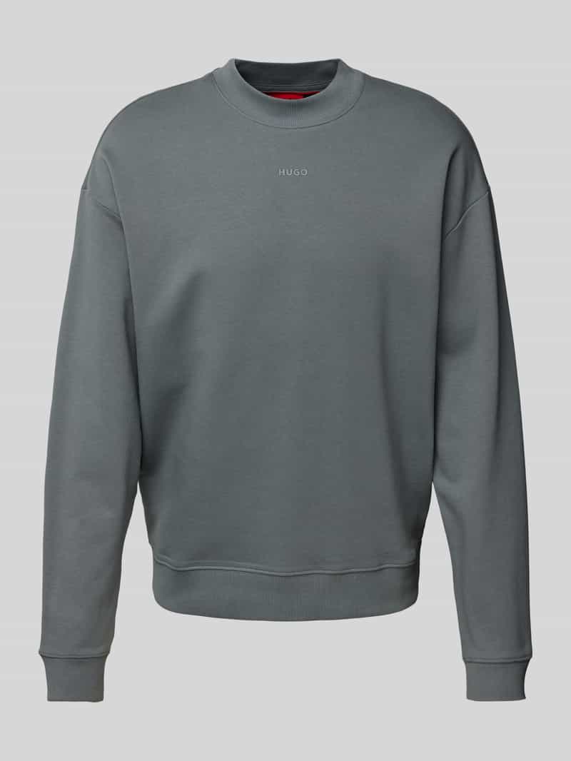HUGO Sweatshirt met labeldetail model 'Dapocrew'