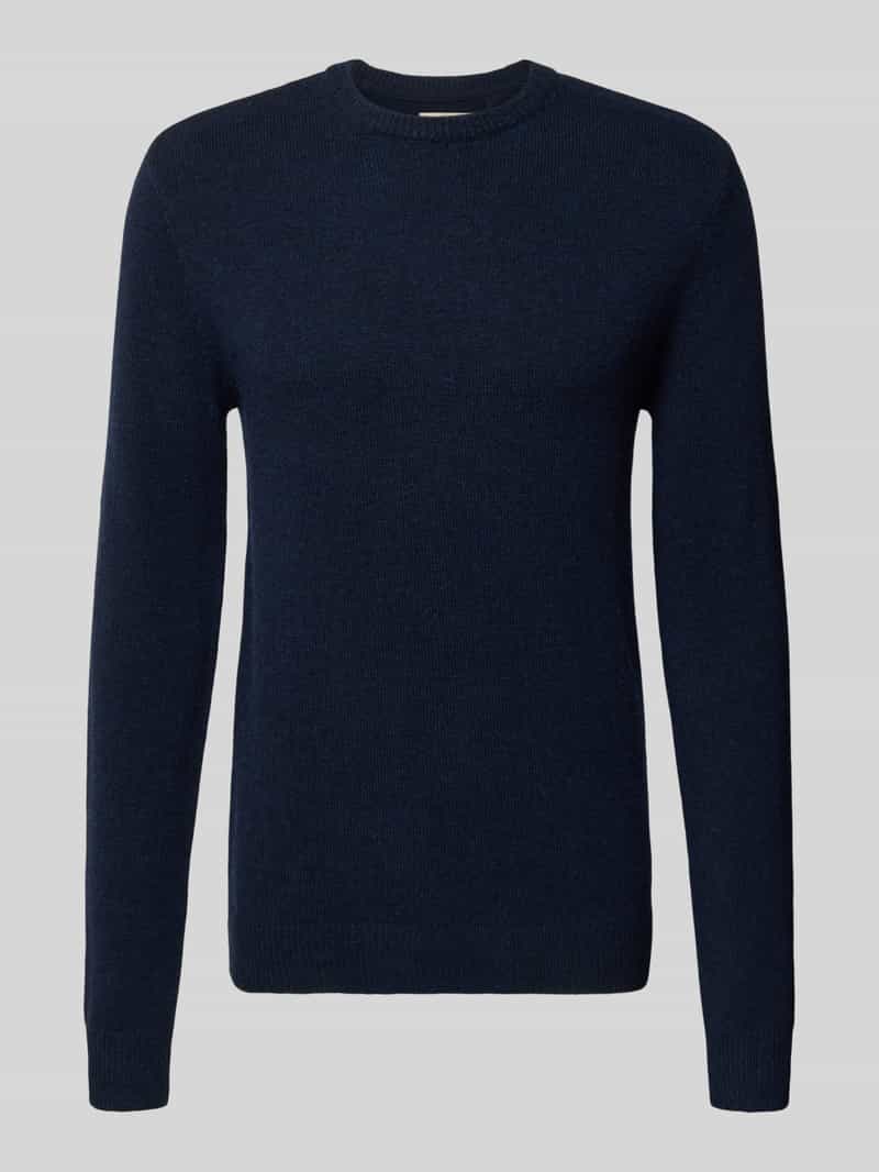 Blend Gebreide pullover met ribboorden model 'BRANKO'