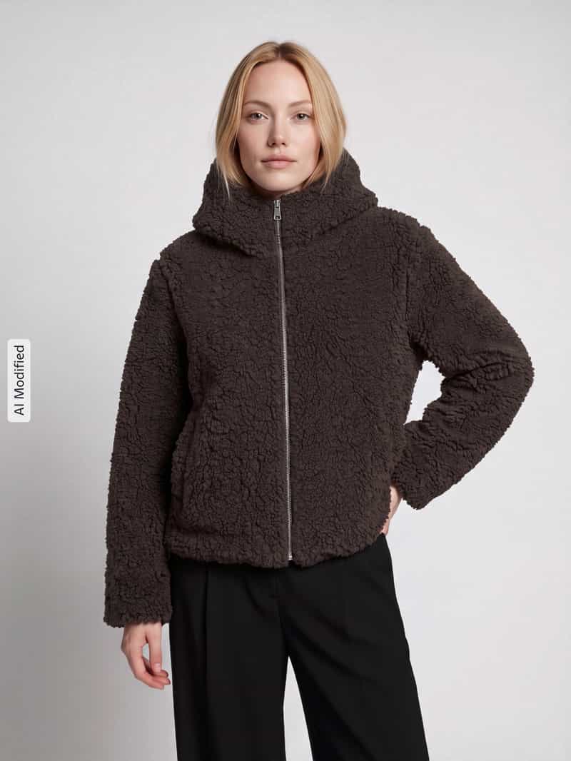 Vero Moda Teddyjack met capuchon