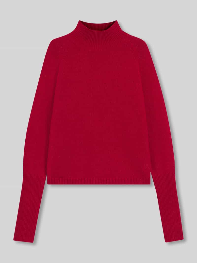HUGO Relaxed fit gebreide pullover van wolmix met alpaca model 'SURPIO'