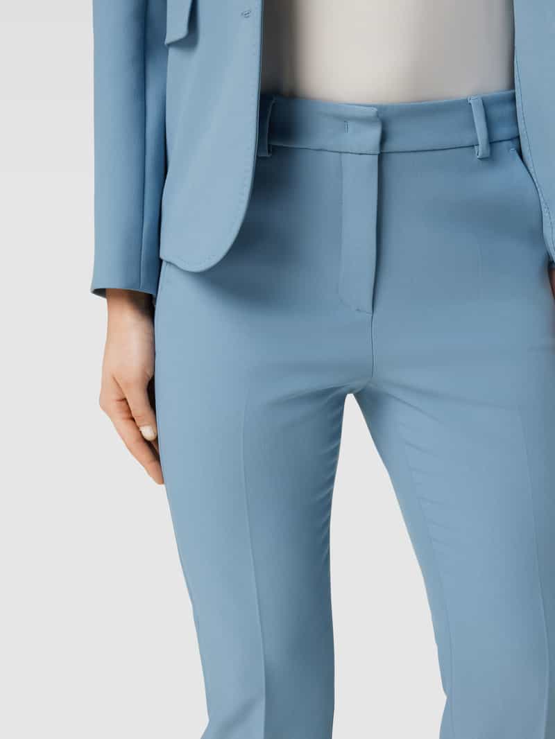 Weekend Max Mara Broek met bandplooi en smalle pasvorm met persplooien