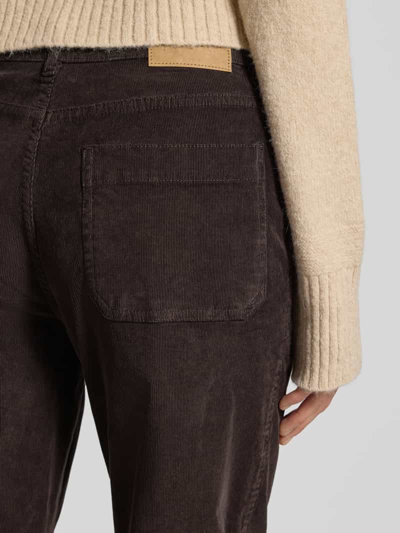 Opus Corduroy broek met achterzakken model 'Lissie'