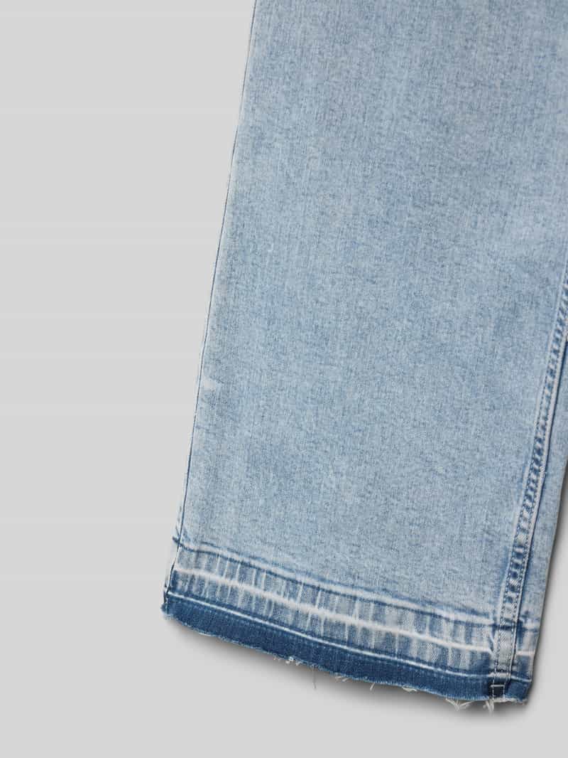 s.Oliver RED LABEL Wide leg jeans van een mix van katoen en elastaan