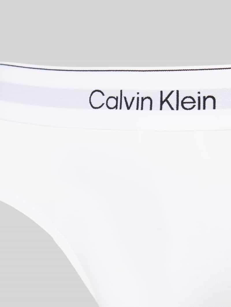 Calvin Klein Underwear Slip met elastische band met label in een set van 3 stuks