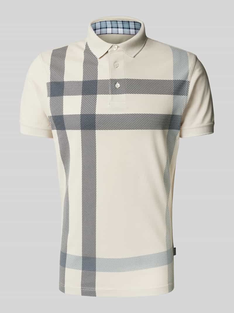Barbour Slim fit poloshirt met labeldetail model 'BLAINE'