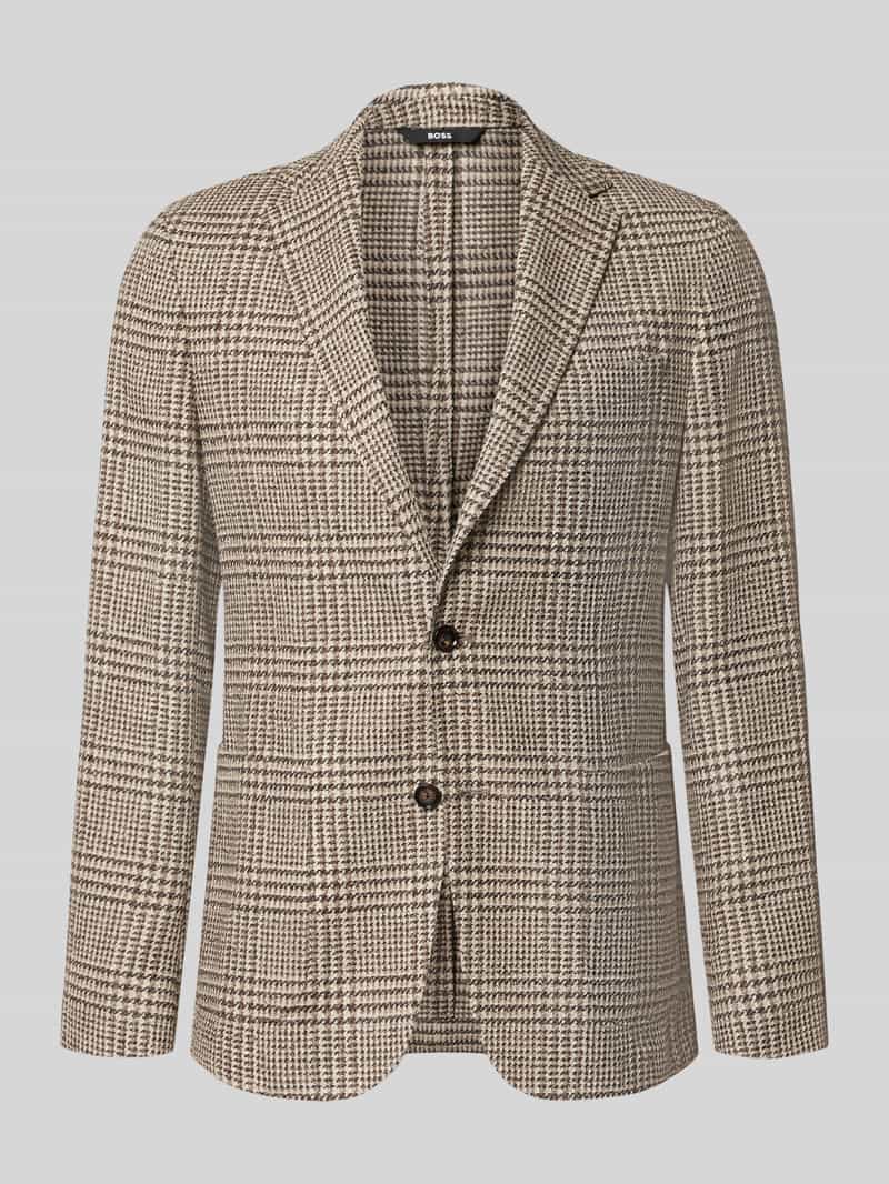 Slim fit colbert van scheerwolmix model 'C-Hanry-263'
