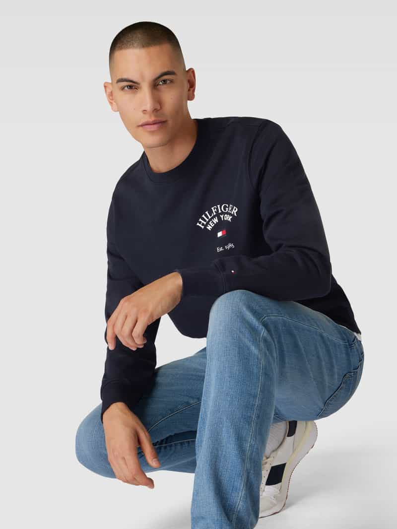 Tommy Hilfiger Sweatshirt met labelstitching