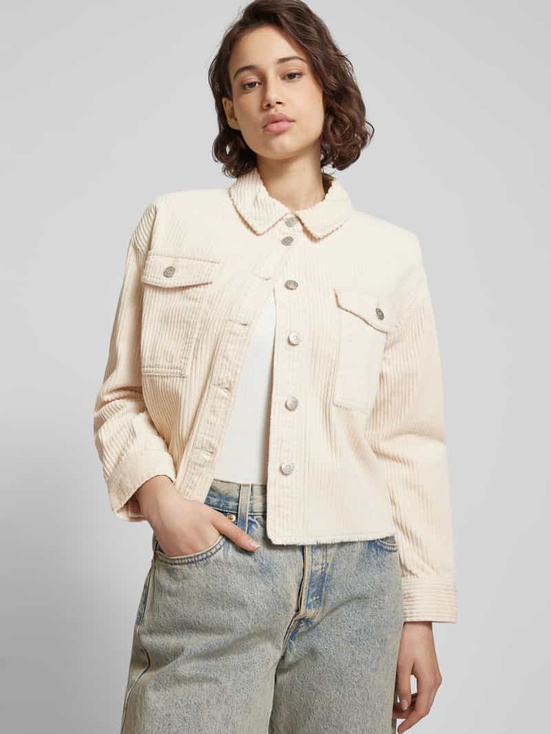Only Jack van corduroy met platte kraag model 'MARINA'