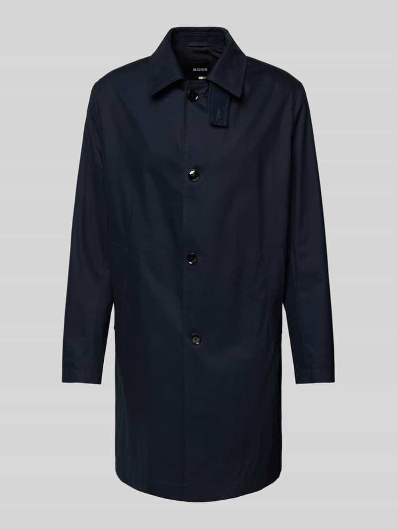 Boss Lange jas met strookzakken model 'Clark'