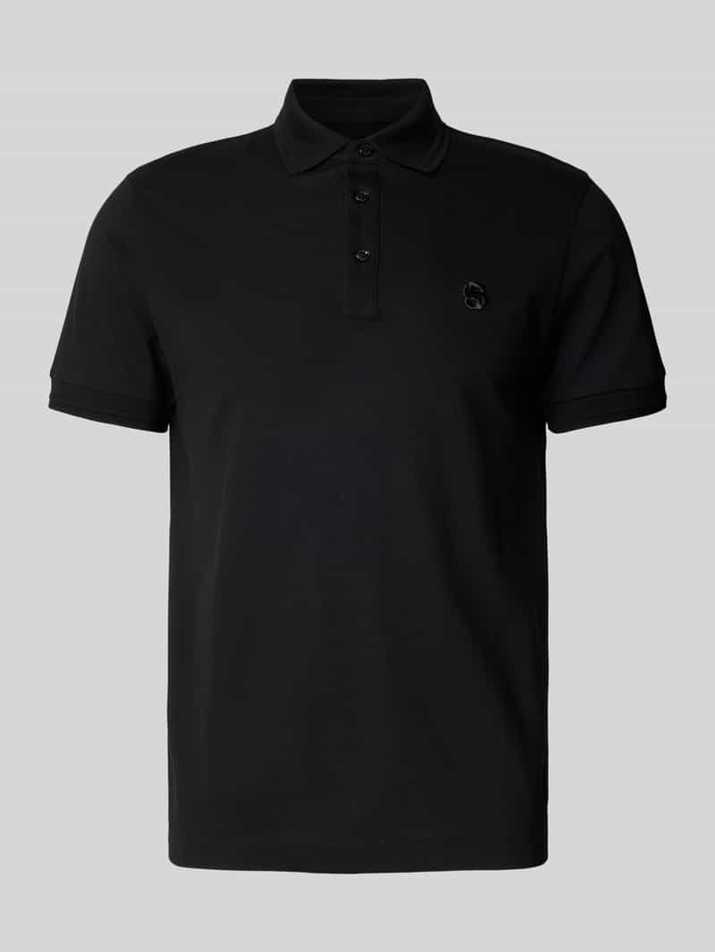 Boss Regular fit poloshirt met logostitching model 'Parris'