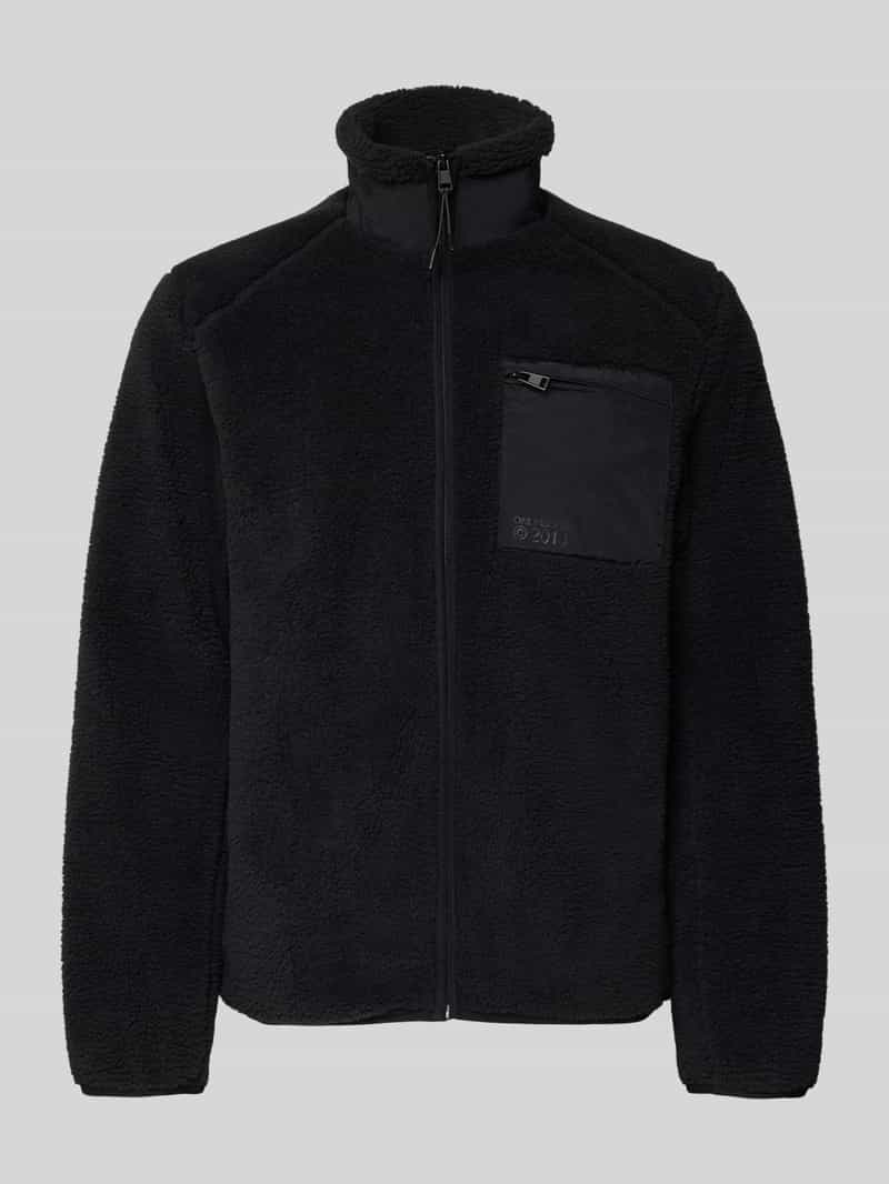Only & Sons Regular fit jack van imitatiebont met mesh model 'DALLAS'