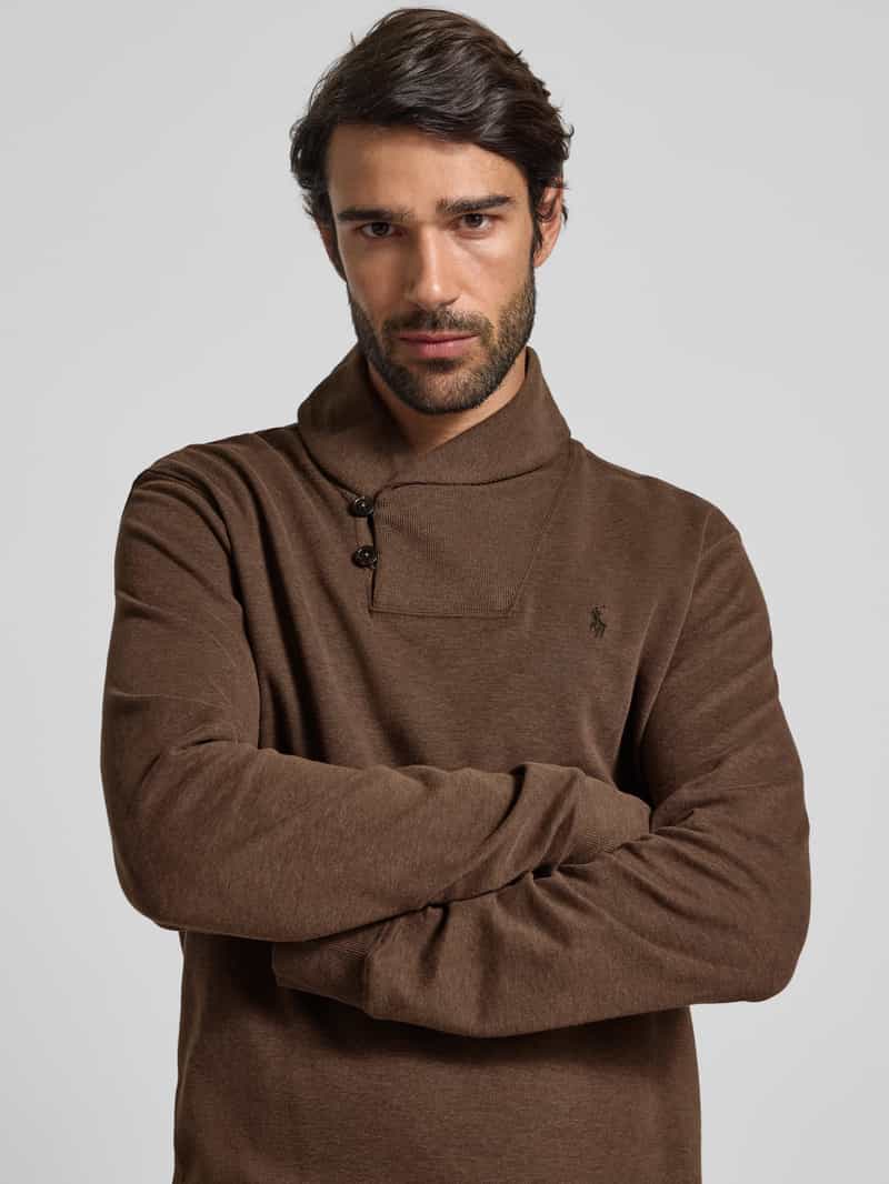 Polo Ralph Lauren Shirt met lange mouwen en opstaande kraag