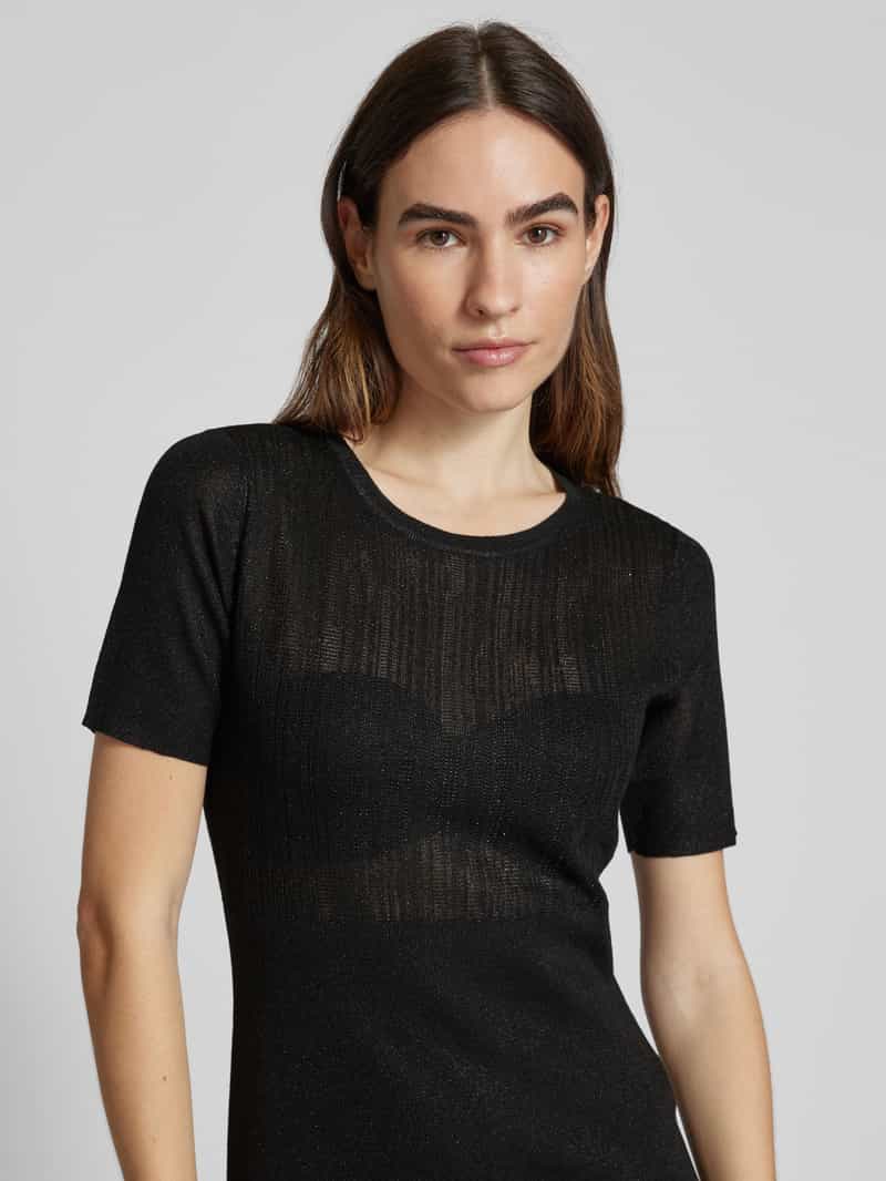 Armani Exchange Knielange jurk met ronde hals