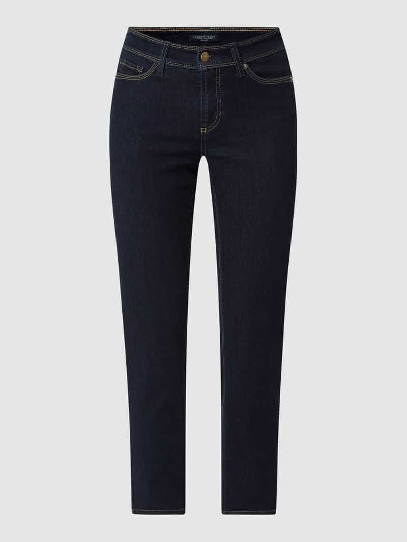 CAMBIO Korte slim fit jeans met stretch model 'Piper'