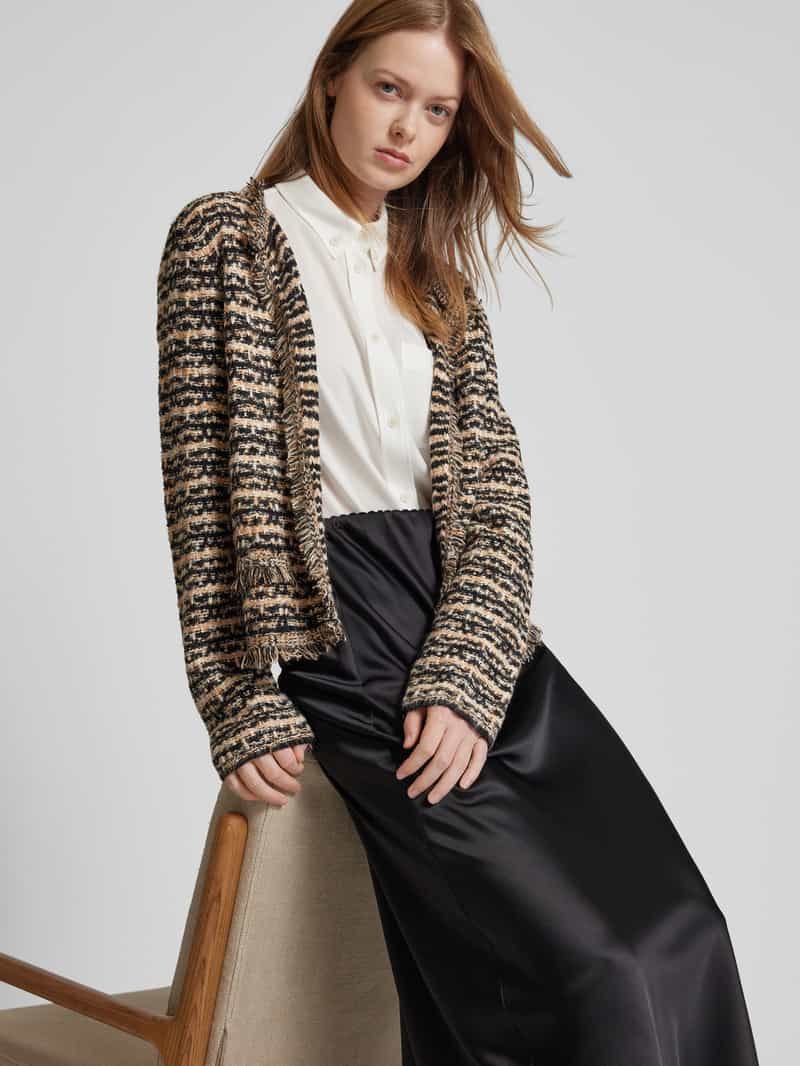 Betty Barclay Gebreide cardigan in bouclélook