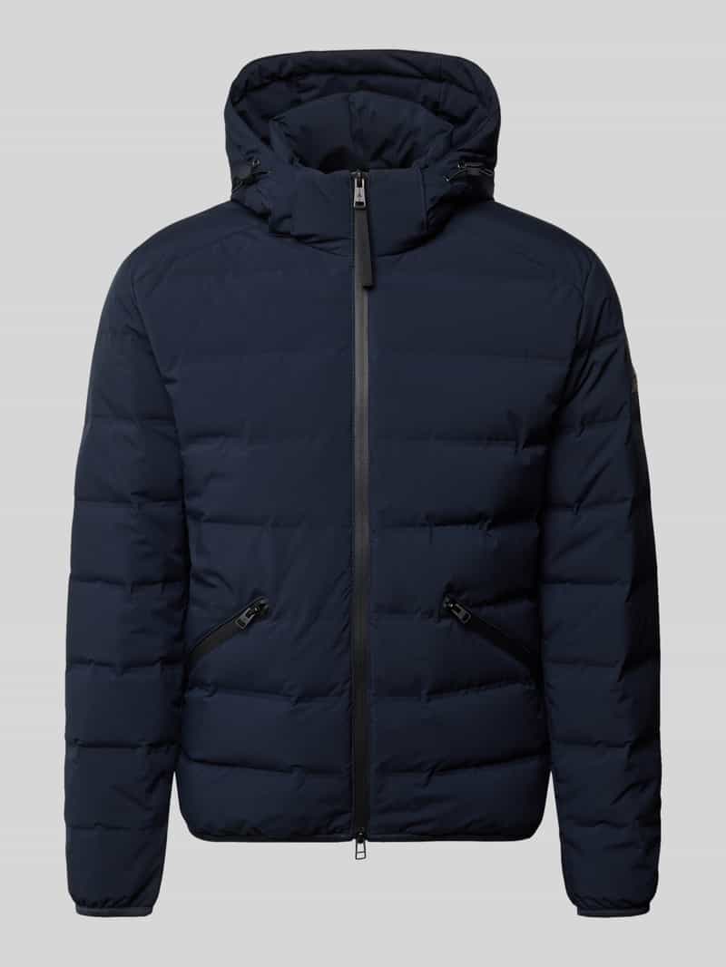 Regular fit donsjack met capuchon