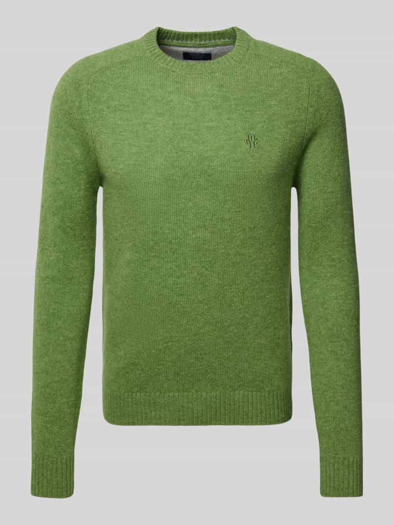 MCNEAL Wollen pullover met labelstitching