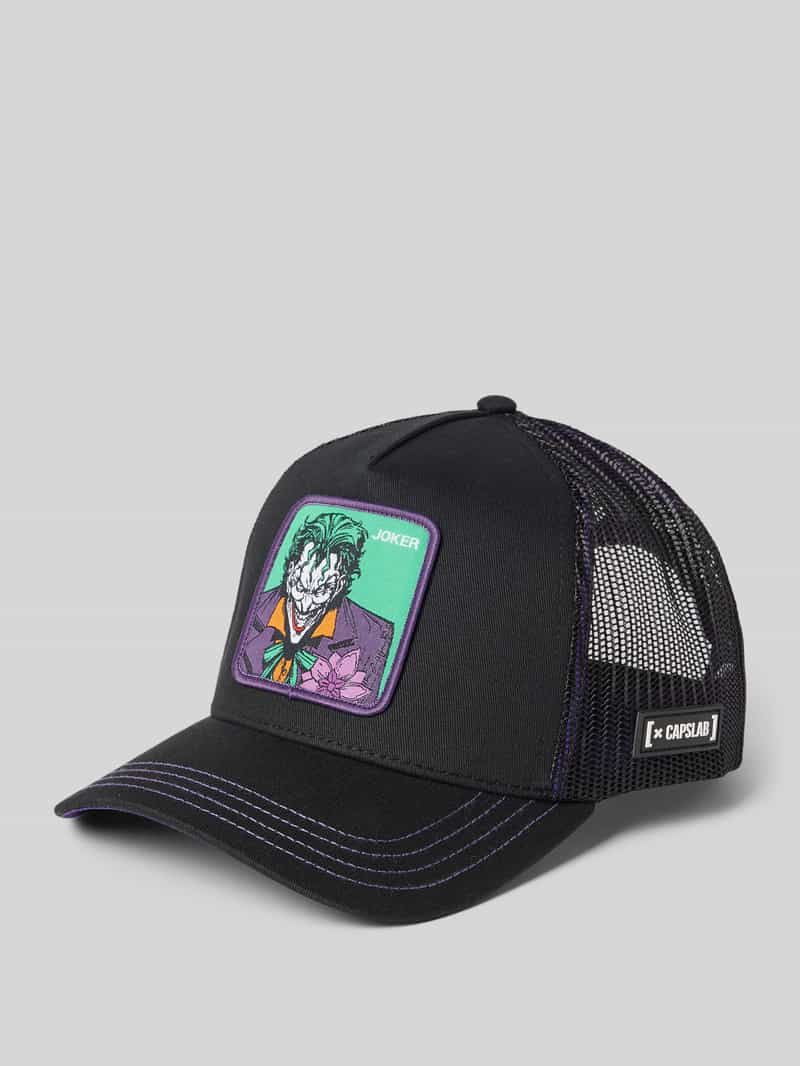 Capslab Baseballpet met motiefstitching