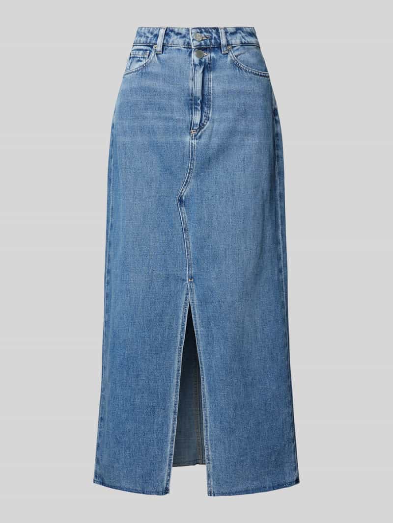 ARMEDANGELS Jeansrok met loopsplit model 'KITAARI'