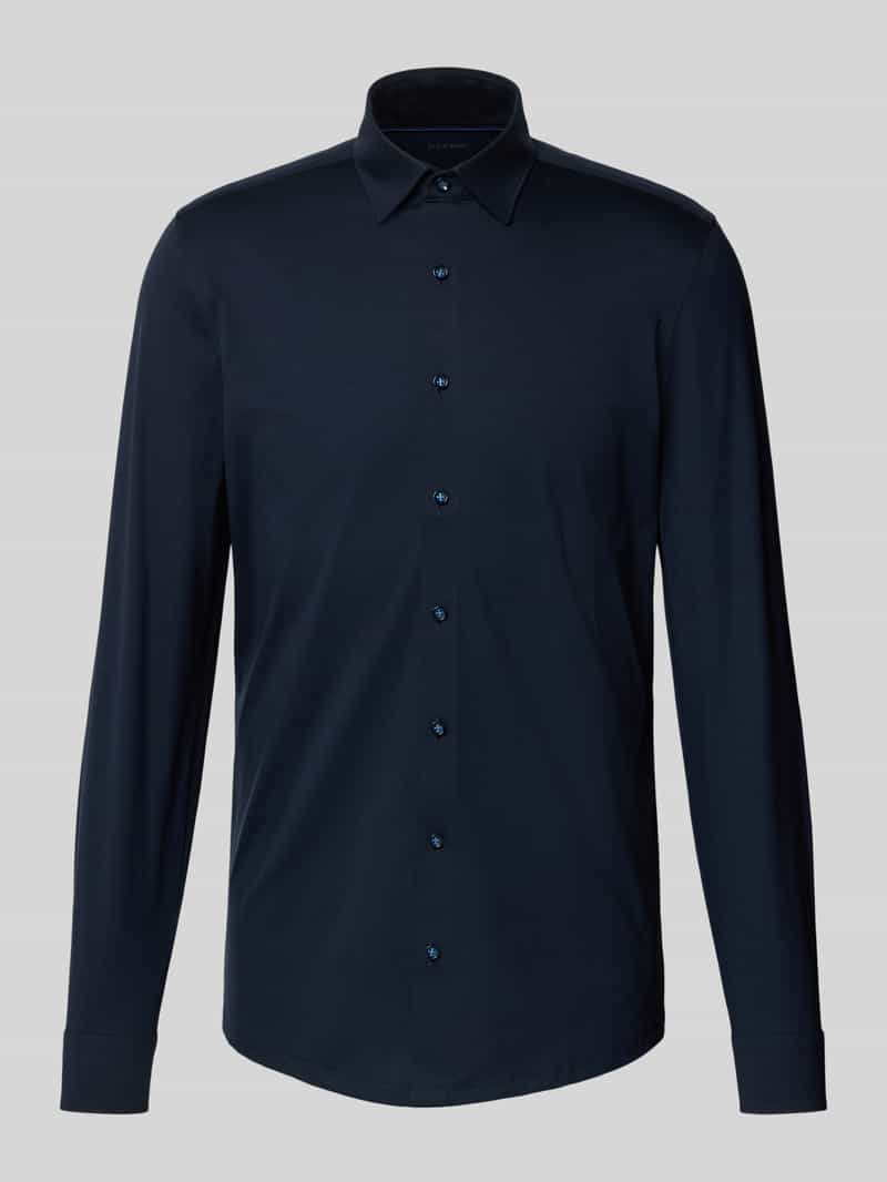 OLYMP Businessoverhemd No. Six 24/Seven super slim in comfortabele jersey-kwaliteit