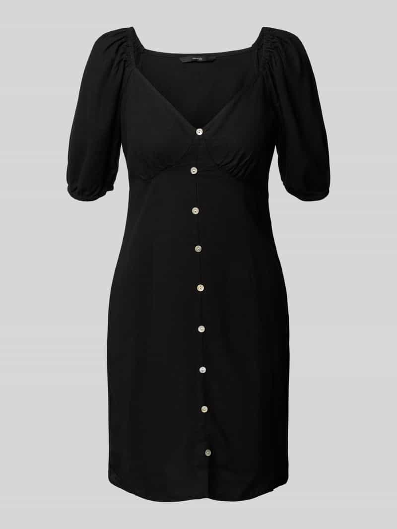Vero Moda Midi-jurk van een mix van viscose en linnen model 'MYMILO'