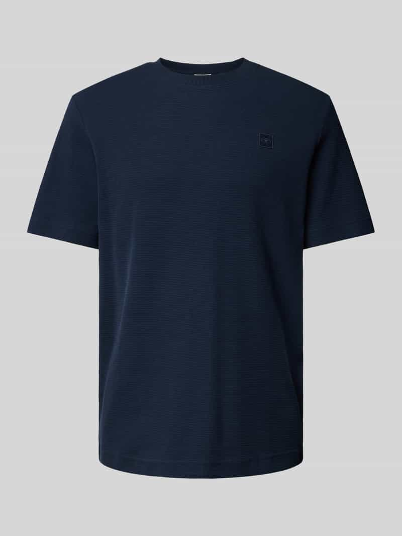 Tom Tailor Regular fit T-shirt met logo-applicatie