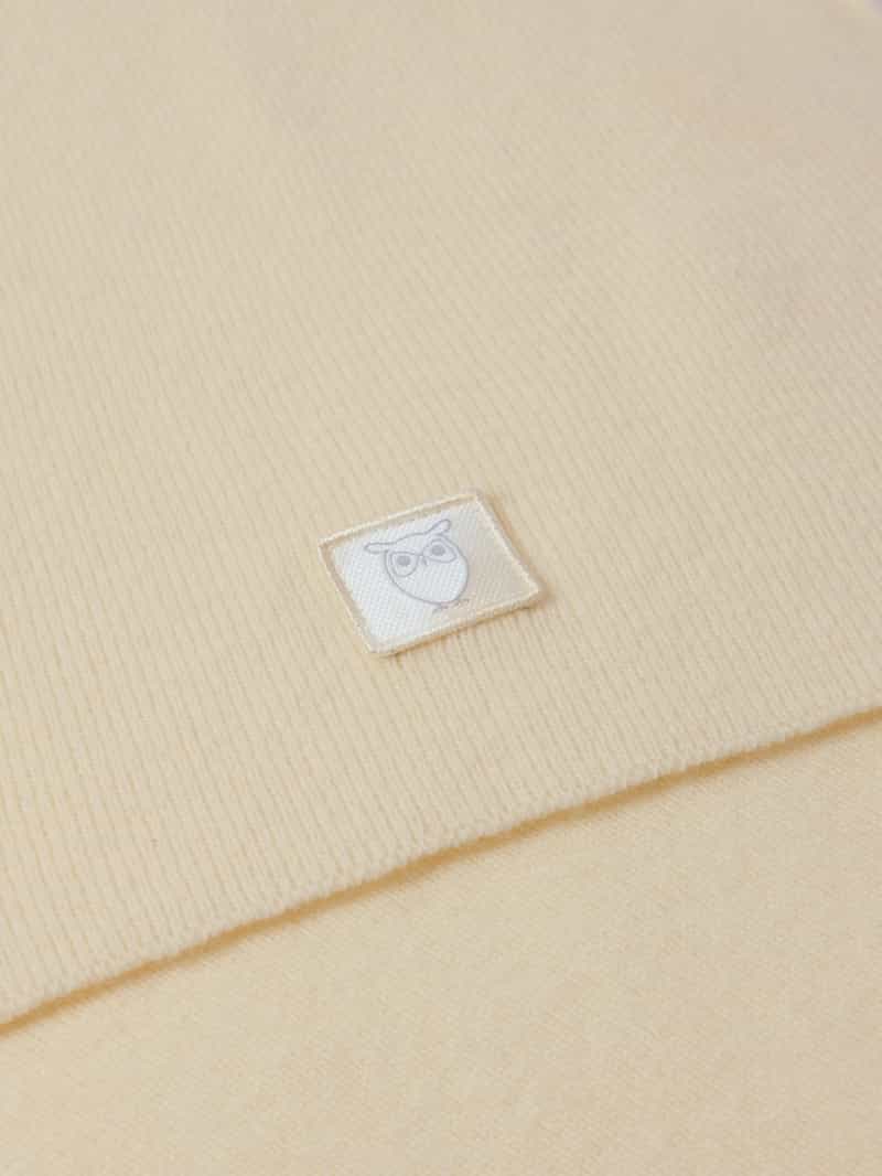 Knowledge Cotton Apparel Wollen sjaal met labeldetail