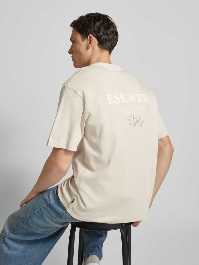 jack & jones Relaxed fit T-shirt met ronde hals model 'EURBAN'