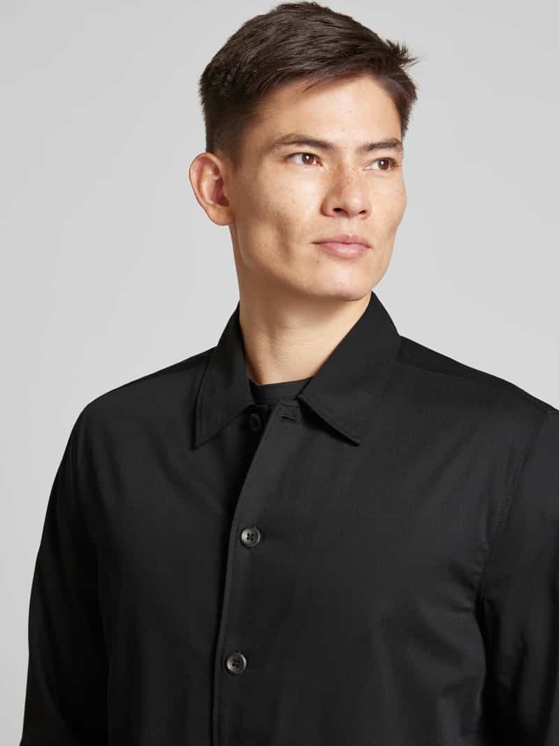 CK Calvin Klein Overhemdjack van wolmix met knoopsluiting
