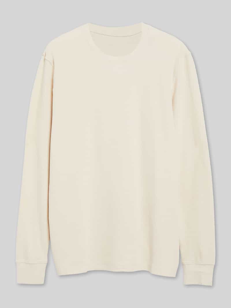 Regular fit shirt met lange mouwen van puur katoen